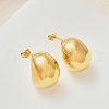 304 Stainless Steel Stud Earrings for Women EJEW-U051-01G-3