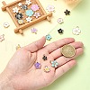 25Pcs 25 Styles Light Gold Plated Alloy Enamel Pendants ENAM-YW0004-33-4