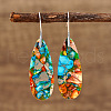 Bohemian Emperor Stone Teardrop Dangle Earrings HQ3586-1-1