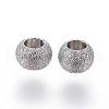 Tarnish Resistant 304 Stainless Steel Textured Spacer Beads STAS-P108-04P-1