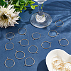 30Pcs 316 Surgical Stainless Steel Hoop Earring Findings STAS-LP0001-01-3