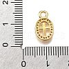 Brass Micro Pave Cubic Zirconia Pendants KK-D385-03G-3