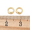 Brass Ring Charm Connectors KK-U056-55G-2