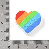 Word Silicone Focal Beads SIL-P010-01C-3