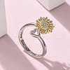 Rotatable Open Finger Rings for Women RJEW-H245-02PG-1