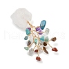 Natural Mixed Gemstone Chips Tree of Life Display Decorations AJEW-JD00015-01-4
