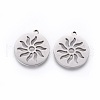 Non-Tarnish 201 Stainless Steel Pendants X-STAS-F231-058P-1