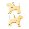 PVD Vacuum Plating 304 Stainless Steel Pendants X-STAS-Z042-11G-1