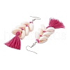 Shell Shape Dangle Earrings EJEW-JE06418-5