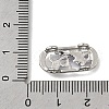 Brass Crystal Rhinestone Oval with Dragon Skeleton Multi-Strands Links KK-P306-15P-4