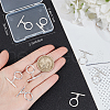 Beebeecraft 15Pcs Brass Toggle Clasps KK-BBC0016-72-3