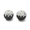 Gradient Color Design Polymer Clay Rhinestone Beads CLAY-NH0001-03B-1