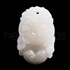 Natural White Jade Carved Pendants G-S384-01G-1