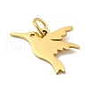 PVD Vacuum Plating 201 Stainless Steel Charms STAS-E217-45G-2