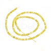 Natural Yellow Agate Beads Strands G-O180-05C-2