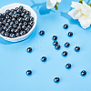 Round Non-magnetic Synthetic Hematite Beads Strands G-PH0012-01-8mm-3