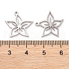 Non-Tarnish 5Pcs 201 Stainless Steel Pendants STAS-M056-08P-3