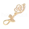 Brass Enamel Pendants KK-A253-01G-02-2
