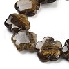 Natural Tiger Eye Beads Strands G-F769-H01-02-4
