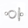 201 Stainless Steel Toggle Clasps STAS-F174-02P-A-1