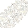 Electroplate Transparent Glass Beads Strands EGLA-C007-07-1
