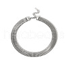 Stainless Steel Chain Bracelets & Necklaces Sets for Women QZ7044-1-2