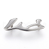 Tarnish Resistant 304 Stainless Steel Slide Charms STAS-F169-30P-1