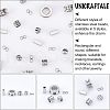 Unicraftale 50Pcs 5 Style 304 Stainless Steel Beads STAS-UN0031-10-4