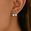 Elegant S925 Sterling Silver Butterfly Stud Earrings FM3729-2-3