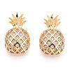 925 Sterling Silver Micro Pave Cubic Zirconia Pendants STER-T004-59G-1