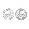 Non-Tarnish 304 Stainless Steel Pendants STAS-L020-024P-1