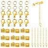 50 Pieces DIY Ribbon Ends Making Kits DIY-YW0001-99C-G-1
