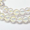 Electroplated Synthetic Quartz Bead Strands EGLA-J061-4mm-AB01-3