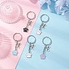 Alloy Enamel Pendants Keychain KEYC-JKC01268-1