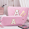 Letter A Polyester Makeup Storage Bag AJEW-WH20001-73A-4