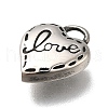 Retro 304 Stainless Steel Charms STAS-L284-18AS-03-2