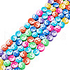 Craftdady Handmade Polymer Clay Beads Strand CLAY-CD0001-03B-10