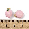 Brass Enamel Pendants KK-H072-18G-06-3