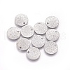 304 Stainless Steel Charms STAS-E455-02P-12mm-2