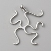 Sterling Silver Pendant Findings STER-WH0004-007-1
