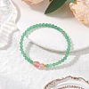 Natural Green Aventurine Stretch Bracelets BJEW-JB11961-02-1