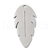 304 Stainless Steel Pendants STAS-S155-02P-01-1