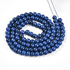 Baking Painted Glass Beads Strands DGLA-N013-8mm-10-2