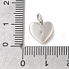 925 Sterling Silver Micro Pave Clear Cubic Zirconia Charms STER-V001-01P-11-3