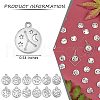 84 Pieces Zodiac Sign Charm Pendants 12 Constellation Charm Pendant Alloy Charm for Jewelry Necklace Earring Making Crafts JX557A-2