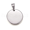 304 Stainless Steel Pendants STAS-I135-29-2