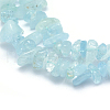Natural Aquamarine Beads Strands X-G-P332-75-3