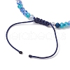 4Pcs 4 Colors Beach Tortoise Porcelain Braided Bead Bracelets BJEW-JB10319-5