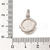 Brass Shell Pendants KK-B127-08P-3
