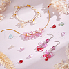 AHADERMAKER 200Pcs 10 Colors Transparent Spray Painted Glass Charms Sets GLAA-GA0001-83-4
